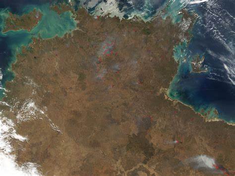 Fires Across Northern Australia