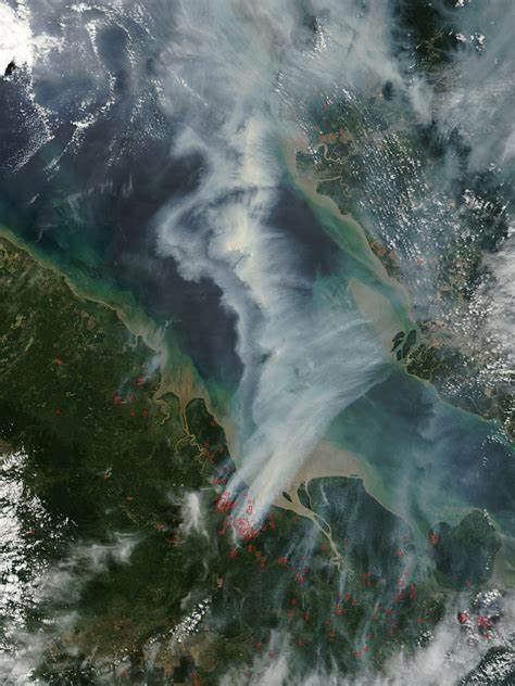Fires in Sumatra
