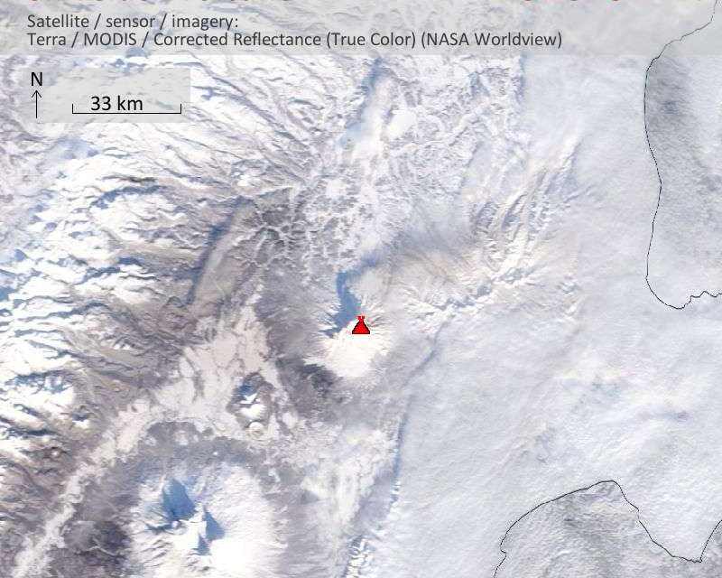 Shiveluch Volcano Erupts