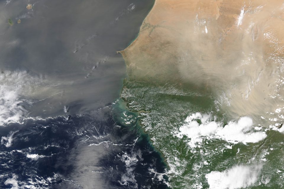 Dust Blowing off West Africa