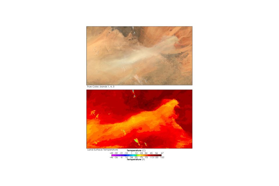 Dust Storm in Chad