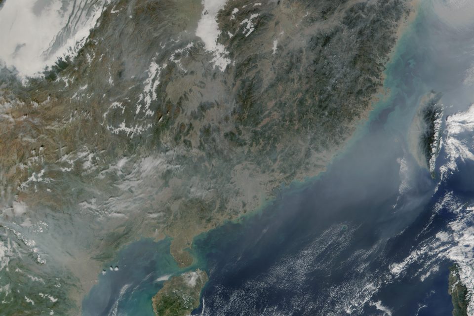 Haze Over Eastern China
