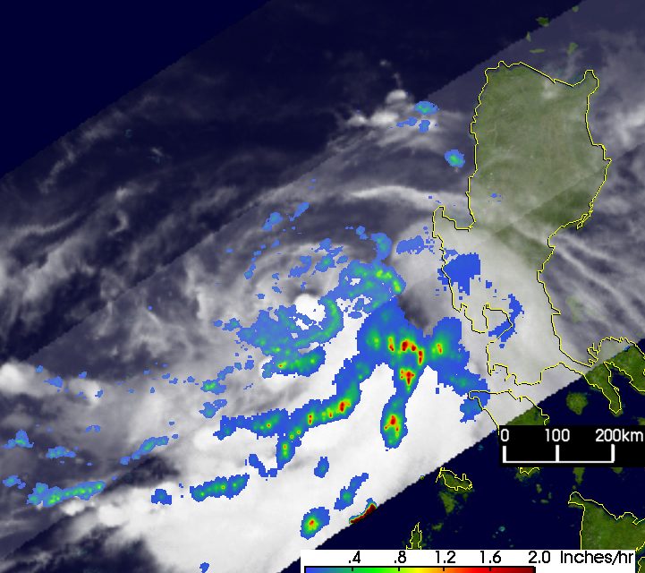 Typhoon Conson (07W) Off the Philippines