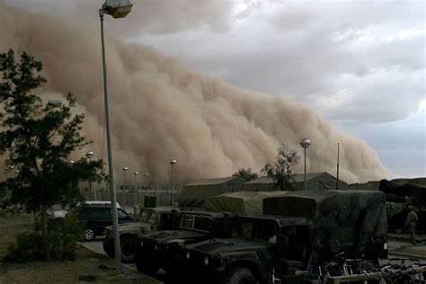Dust Storm in Southern Iraq