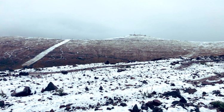 Snow in Lesotho and South Africa