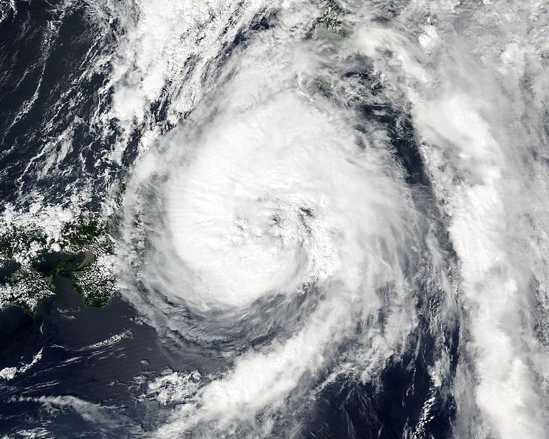 Typhoon Mindulle Approaching the Philippines
