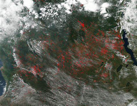 Fires in Central Africa