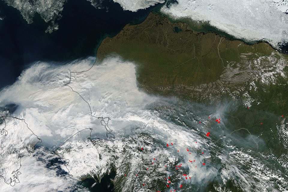 Fires and Smoke Across Alaska