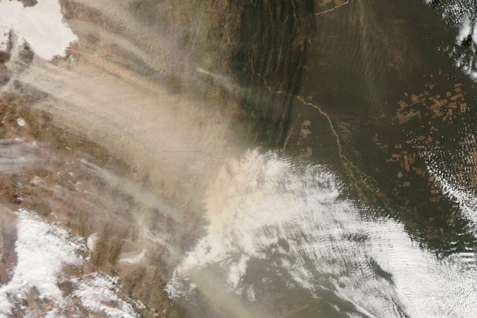 Dust Storm Over Bolivia