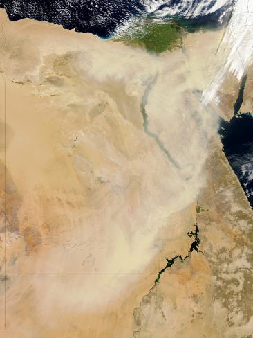 Dust Storm in Egypt and Sudan