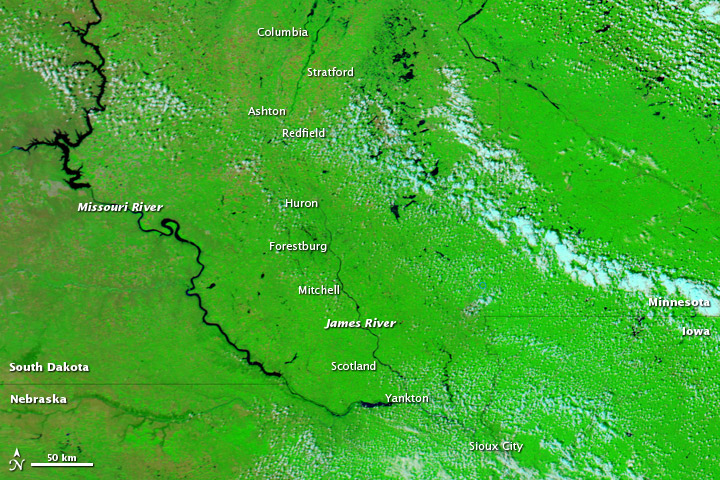 Lingering Floods Along the James River