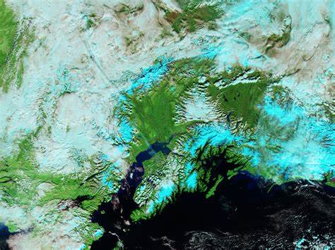 Flooding along the Susitna River
