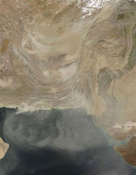 Dust Storm in Afghanistan and Pakistan