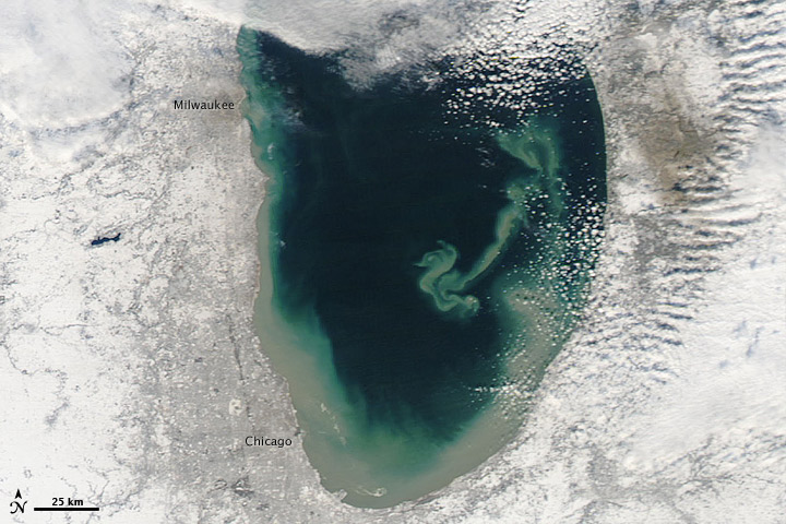 Sediment Transforms Lake Michigan