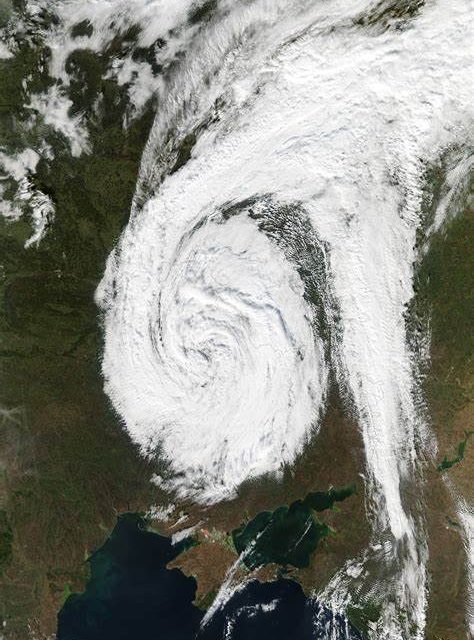Low pressure System Over Eastern Europe