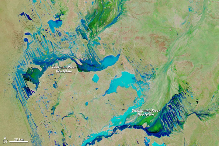 Faraway Rains Change the Channel Country