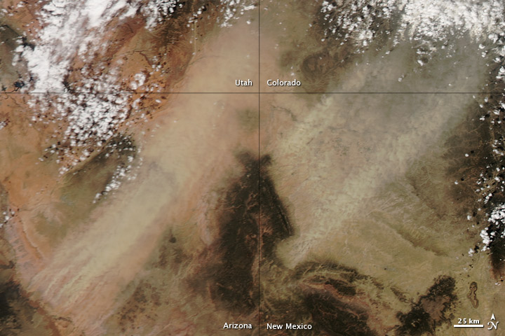Dust Over the Four Corners Region