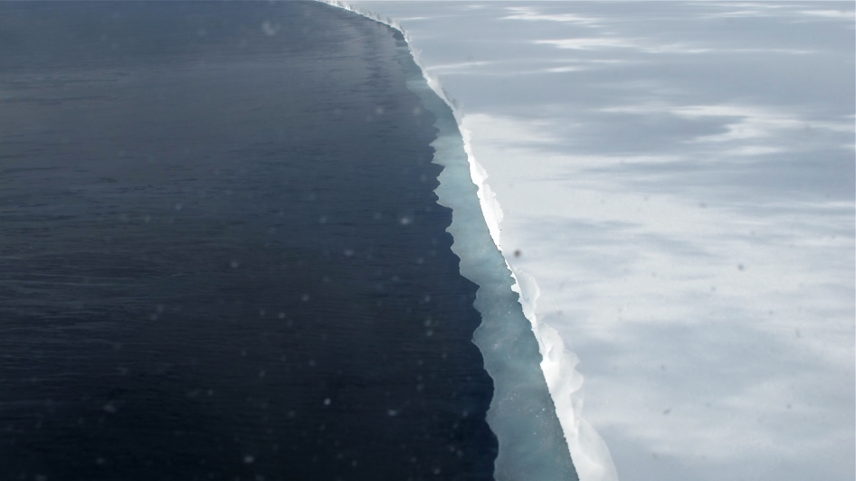 Edge of Ross Ice Shelf