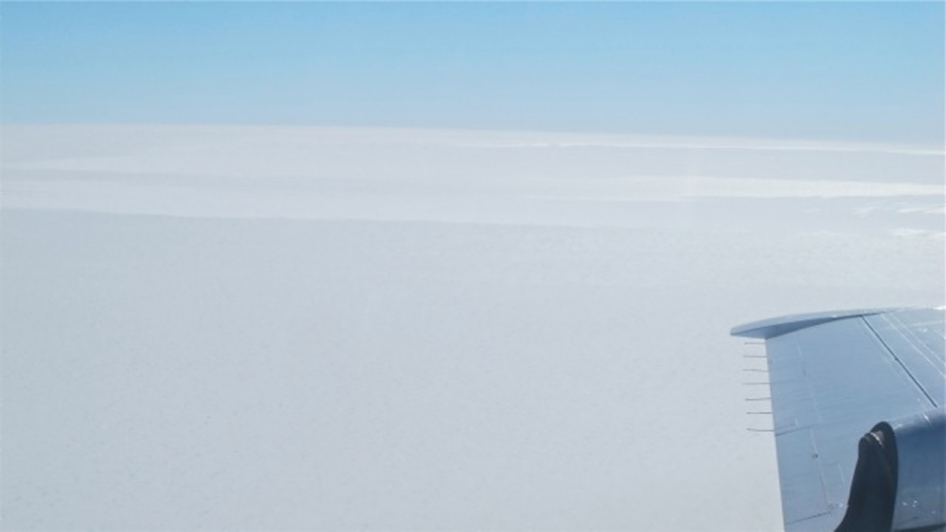 Flat Expanse of Antarctic Ice