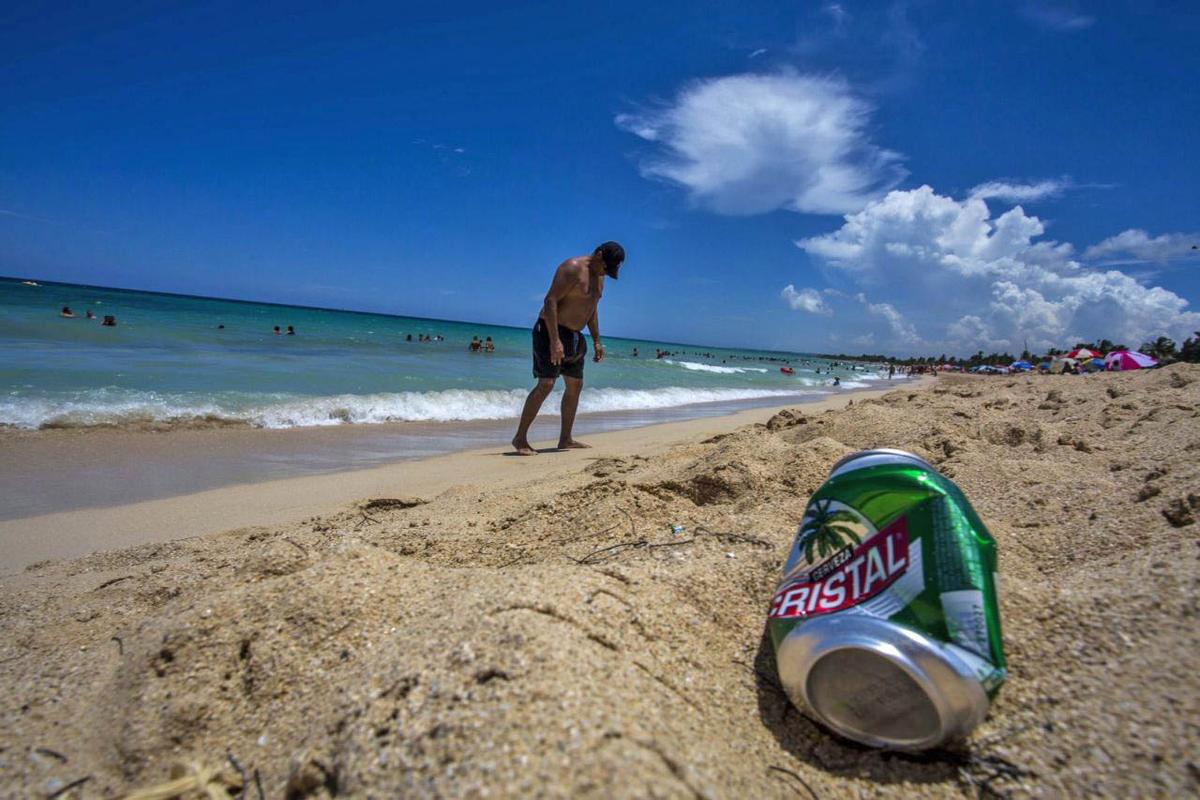 Litter on Cuban beaches is out of control