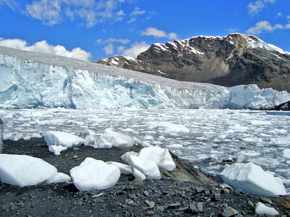 Melting glaciers pose flood risk