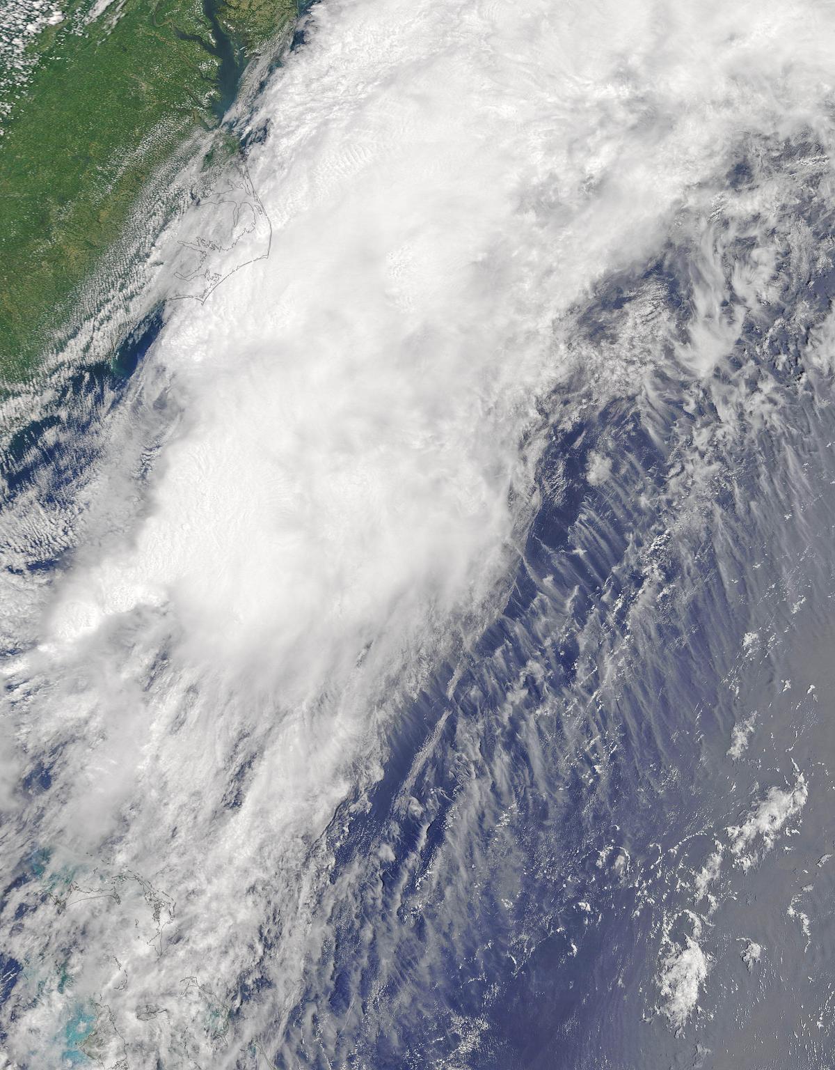 NASA examined Tropical Storm Colin's heavy rainfall from space