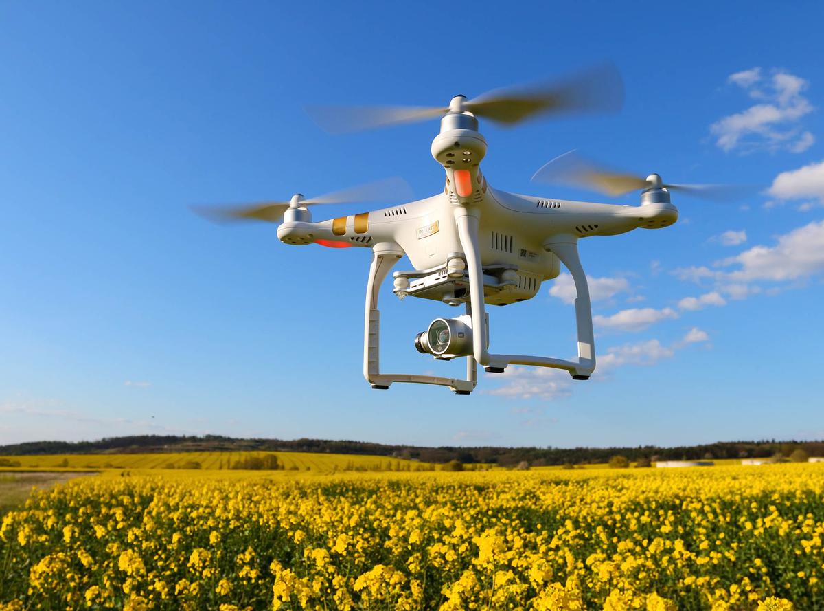 Cheap cameras on drones can be used to measure environmental change