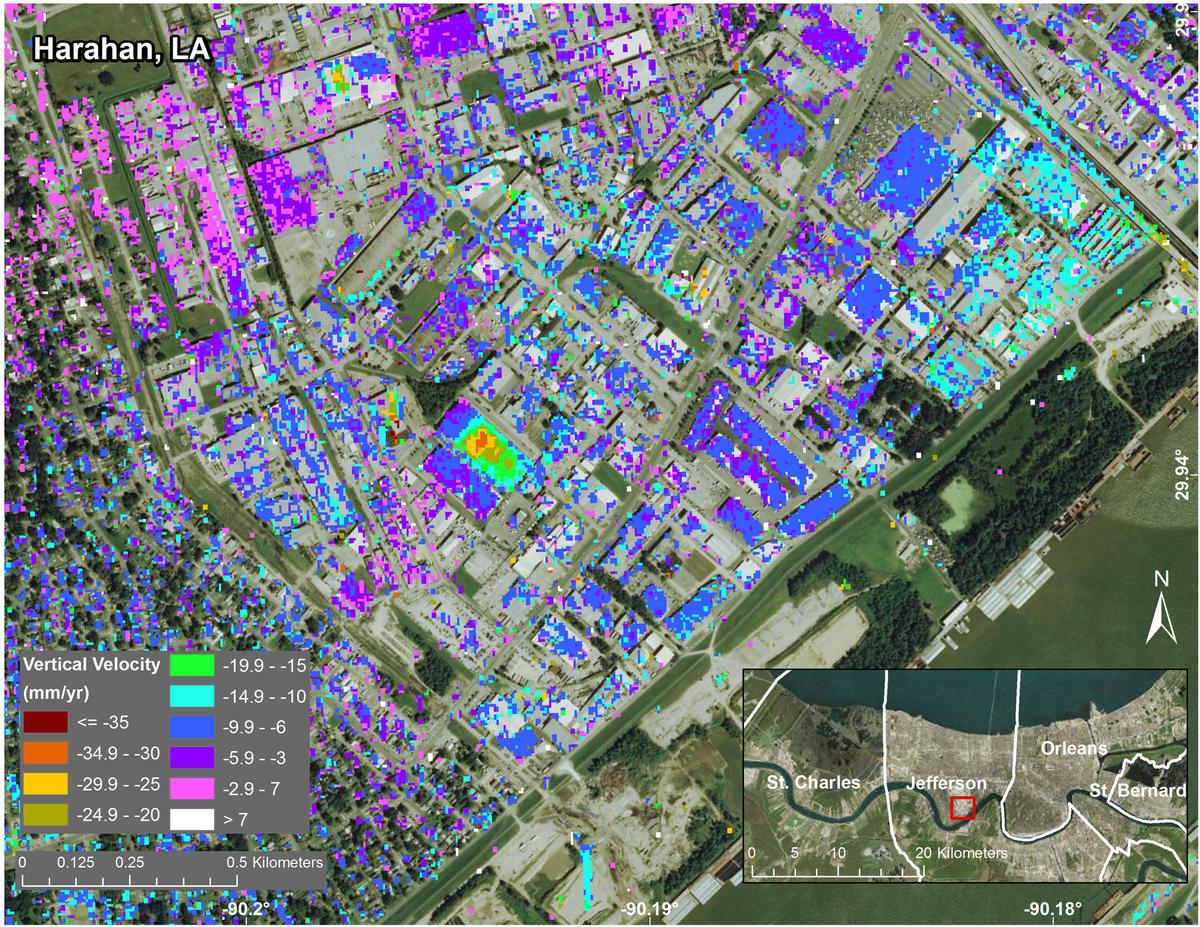 New study shows rate at which New Orleans is sinking