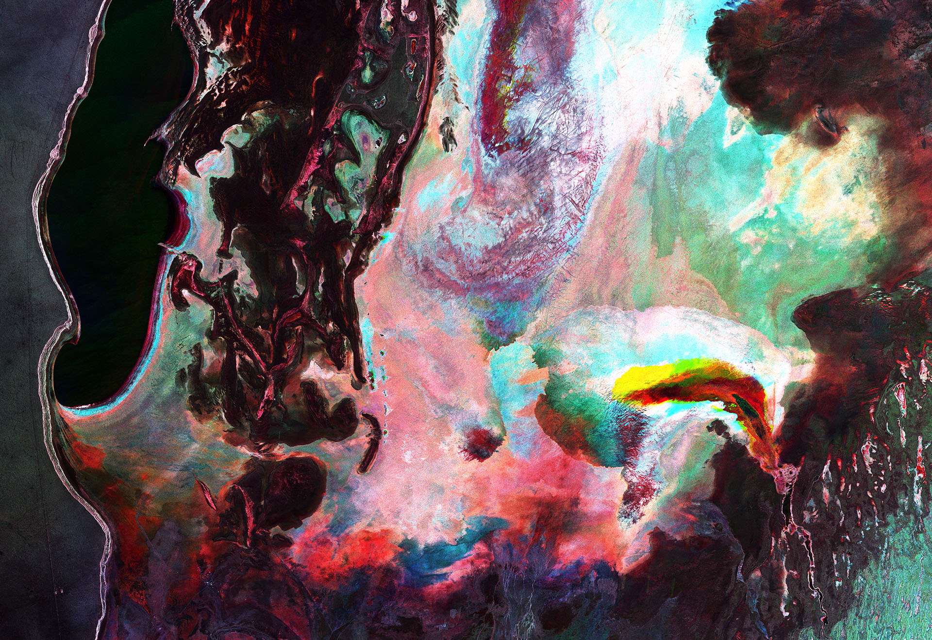 Psychedelic Seabed Of The Aral Sea