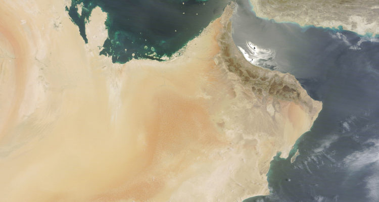 Gulf Of Oman And The Persian Gulf
