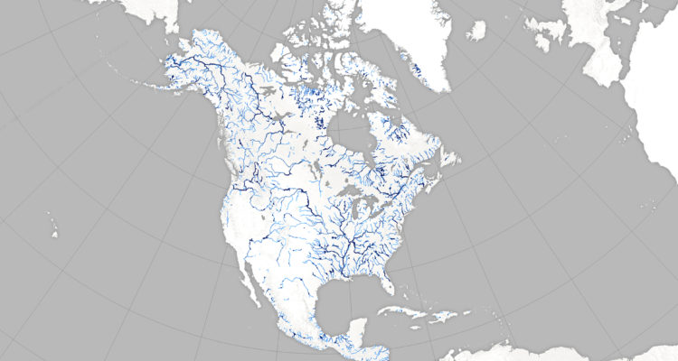 A Satellite View Of River Width