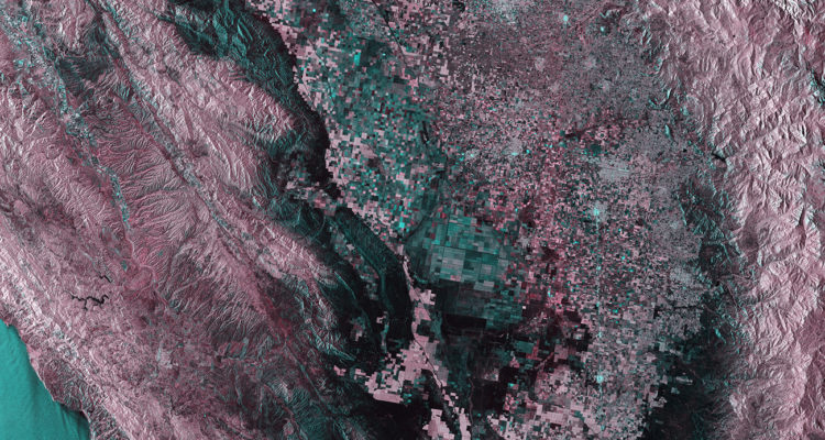 San Andreas Fault, Central California, USA