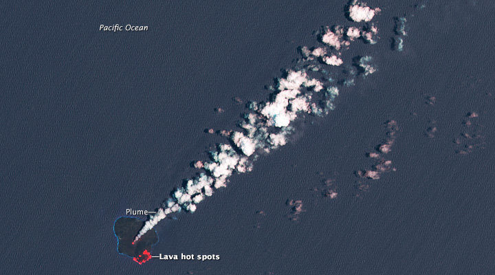 Nishinoshima Continues to Grow