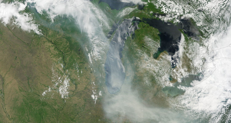 Canadian Wildfires Send Smoke Over America