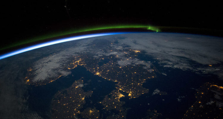 Day And Night Over Scandinavia