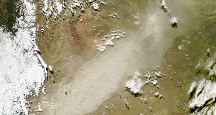 Calbuco Volcano Ash On The Move