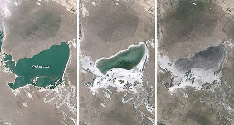 Shrinking Lakes On The Mongolian Plateau