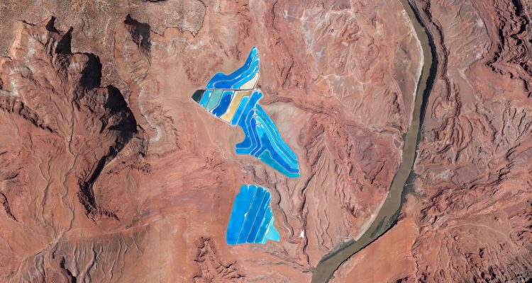 Potash ponds in Moab, UT