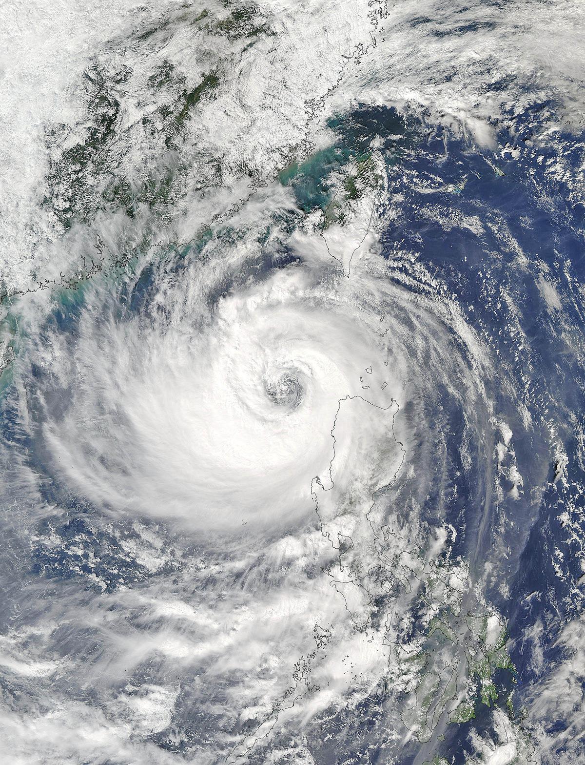 Typhoon Haima smashes China and the Philippines