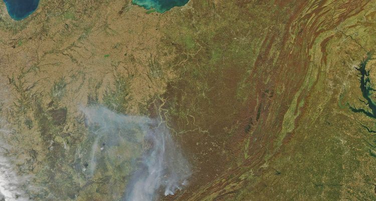 Wildfires rage across the southeastern United States
