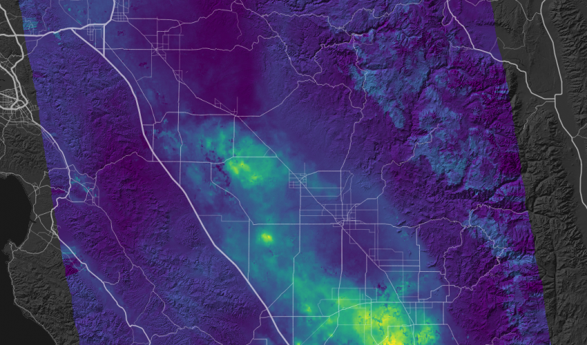 San Joaquin Valley is sinking into the ground