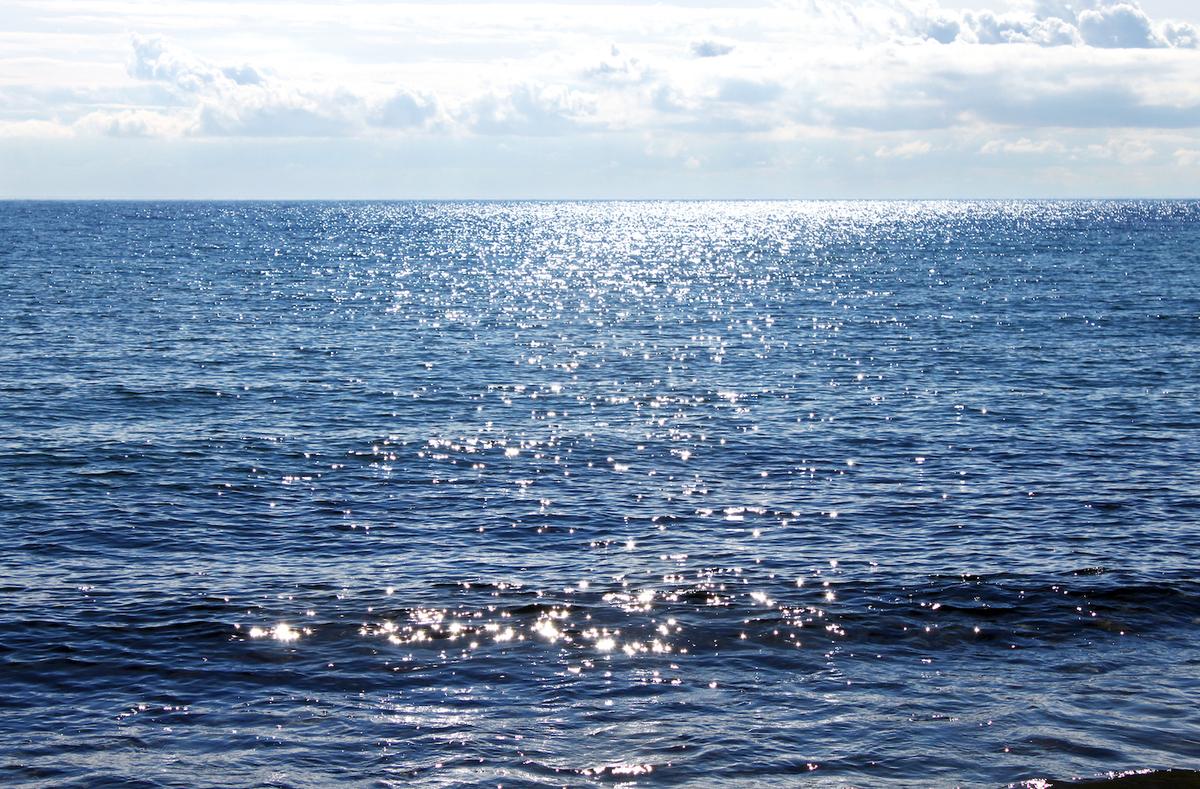 Sun glitter can be used to track ocean waves