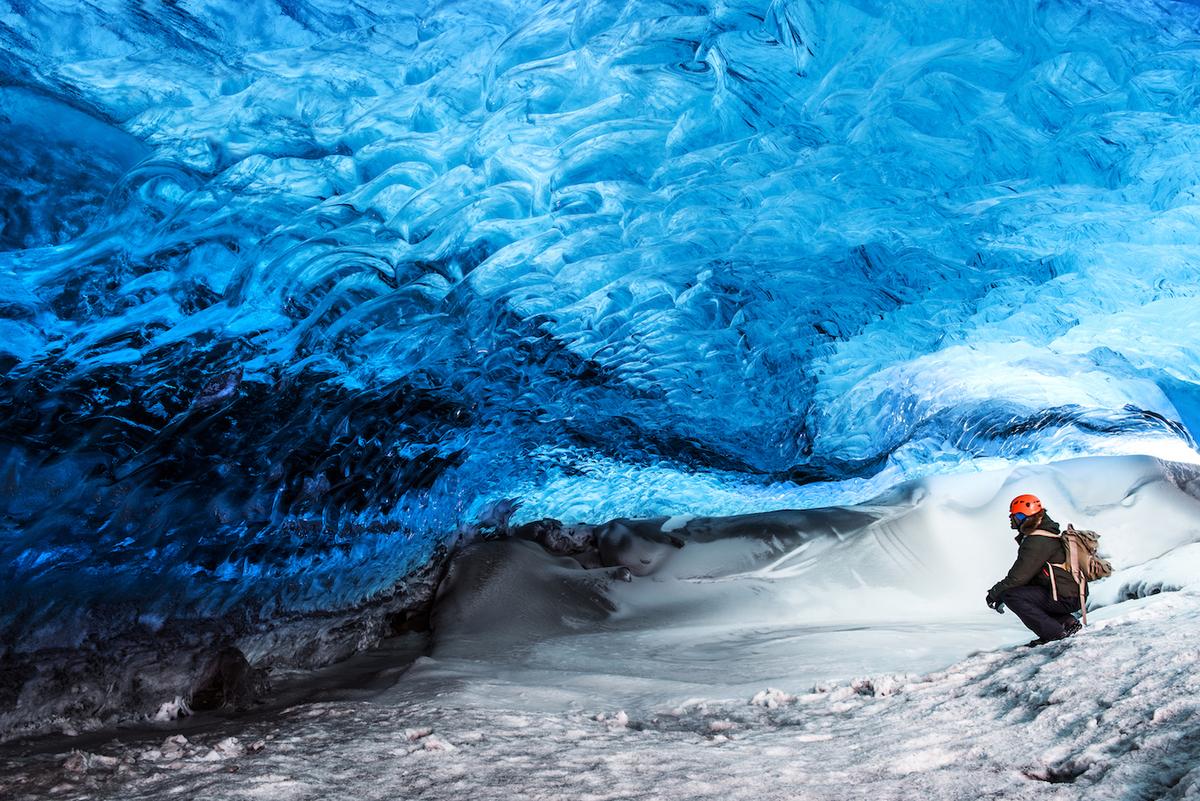 Glacier shape indicates how likely it is to melt