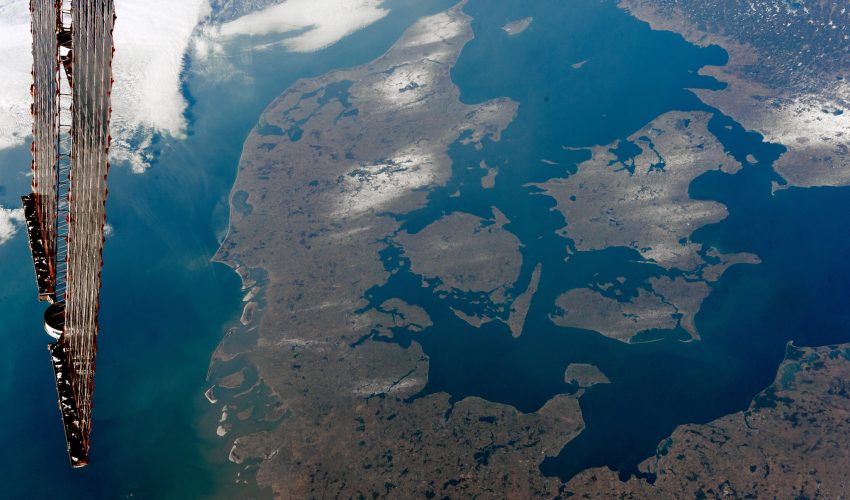 Denmark from the International Space Station