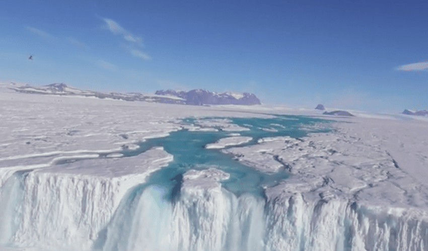 New concern over melted water flow in Antarctica