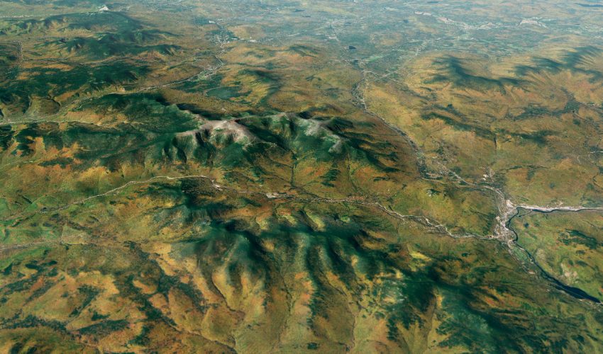 Clear skies over Mount Washington