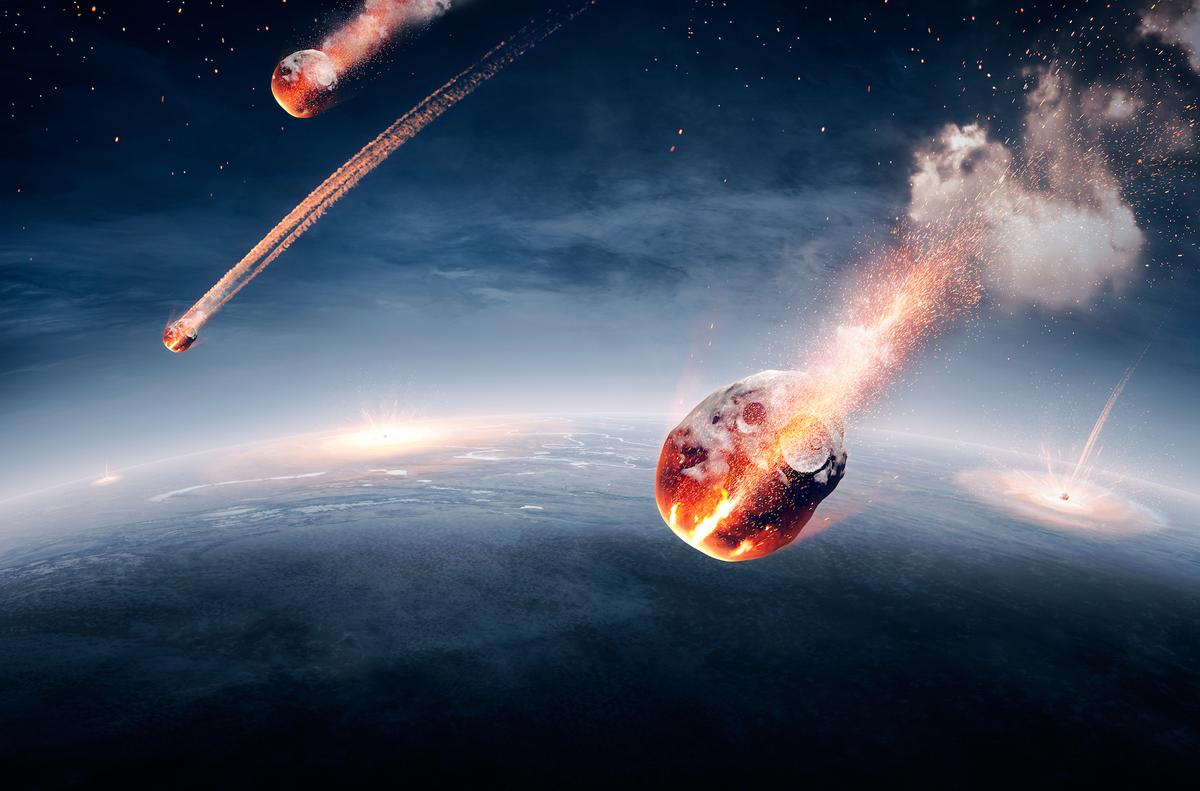Extreme meteorite impacts helped build the Earth we know today
