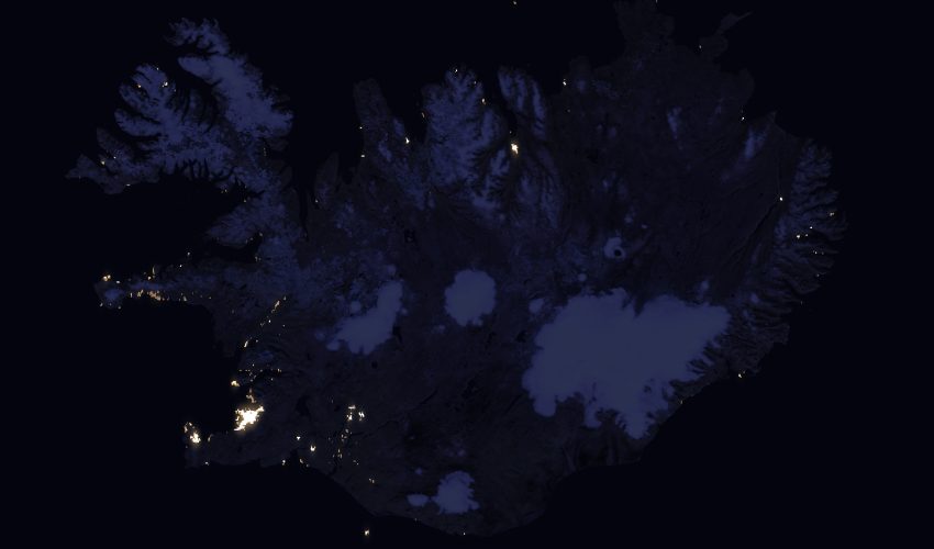 Nighttime in Iceland