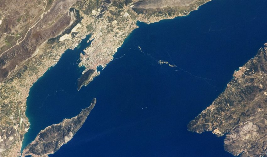 Dalmatian Coastline in the Adriatic Sea