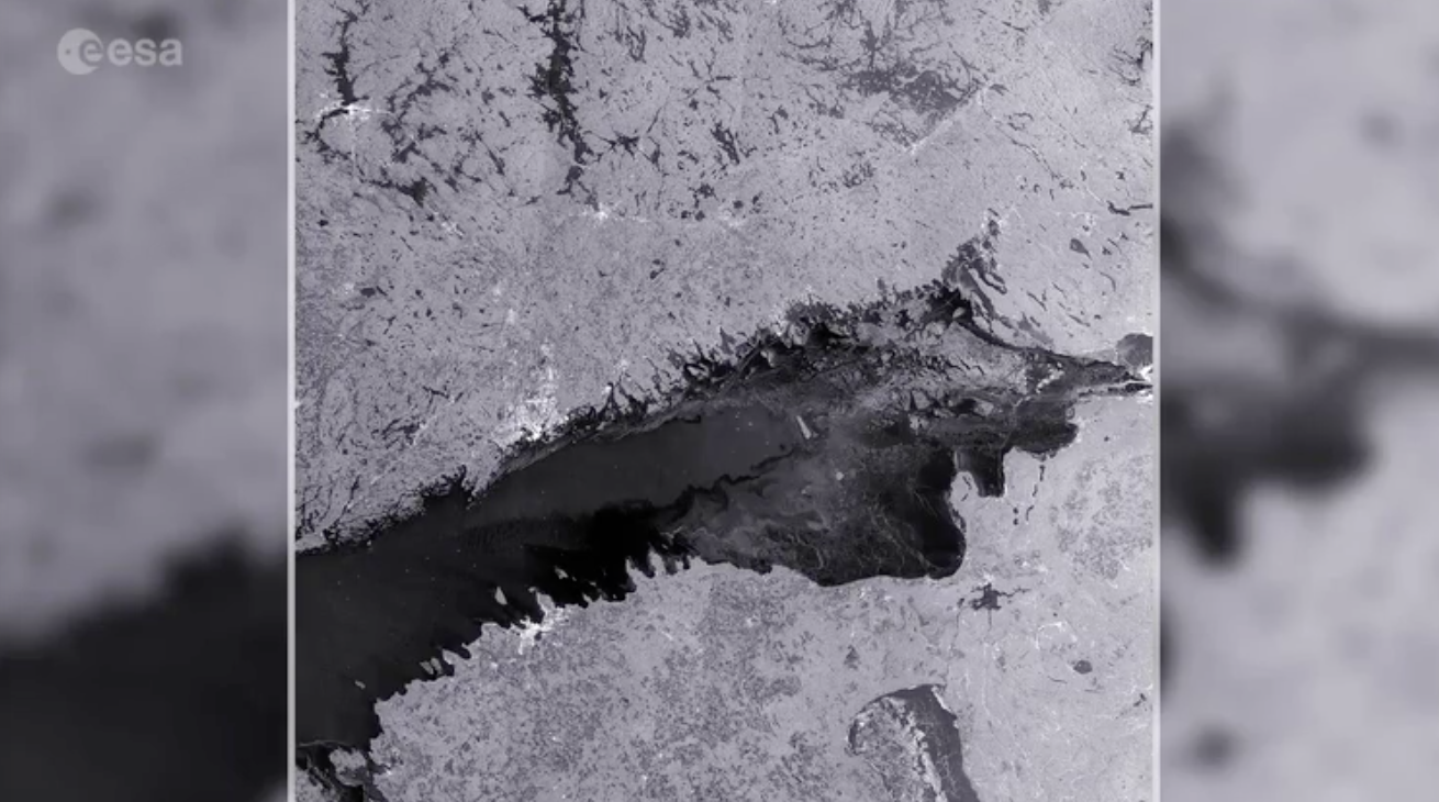 The Gulf of Finland from space
